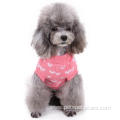 Latest Cute Pink Knitted Princess Style Dog Sweater